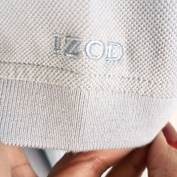 Izod Men’s Golf Polo Shirt L Light Blue NWT Pima Cotton Soft Comfort - Picture 2 of 4